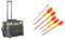 Stanley Fmst1-80148 Gamme FatMax Sac À Outils Avec Roulettes - 50 X 36X 41Cm - Large Capacité -Multiples Poches & FatMax 0-65-443 Jeu De 6 Tournevis Isolés 1000V - Gamme FatMax - Fabriqué En France