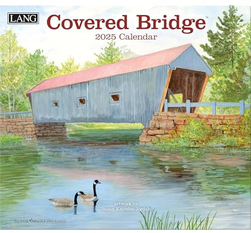 LANG Covered Bridge 2025 Wandkalender (25991001908)