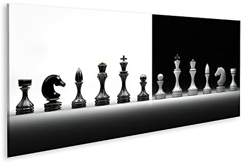 islandburner Prime Bild auf Leinwand Komplettset Schach Bilder Wandbilder Poster