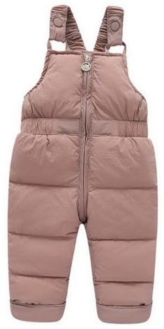 AOOPOO Baby Pantaloni Invernali Leggeri Piumini Pantaloni da Neve Ragazze Ragazzi Spessi Caldi Invernali Salopette Toddler Antivento Pantaloni da Sci Outdoor per Bambini 1-4 Anni