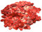 CC wonderland zone 100g Konfetti Rund Rot(Φ1.5cm),Tischkonfetti Metallic Rot für Party Hochzeit Dekoration