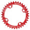 harayaa Fahrradkettenblatt Kettenblatt, 104 mm BCD Leichtes Kettenrad 42T Tragbare Fahrradkettenblattteile für Mountainbike-Zubehör, Rot