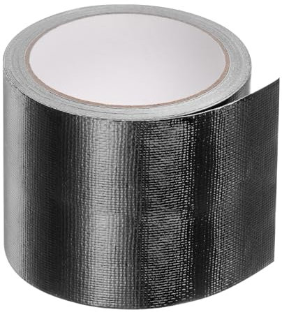 sourcing map Tarpaulin Repair Tape 3.15 x 24.6ft Strong Adhesion PVC Waterproof Universal Tent Repair Tape Awning Repair Tape for Industrial Use DIY Home Repair, Black