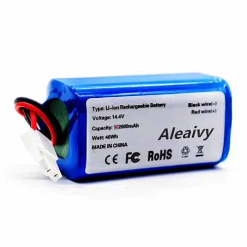 Lithium Akku Staubsauger 14,8V 2600 Mah, Kompatibel mit ILIFE A4 A4s V7 A6 V7s Plus, Robot Staubsauger INR18650 M26-4S1P (Size : 2600mah)
