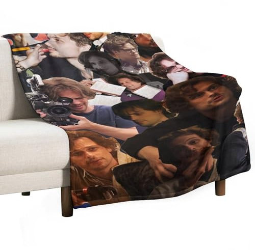 NdxQWtU Spencer Reid Überwurfdecke, superweiche Mikrowolledecke, Sofa, bequem, warm, Flanelldecke, Bett, Wohnzimmer, Merchandise-Geschenk, Party-Dekoration, Stil