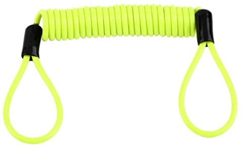 Disc Lock Reminder Kabel Alarmschloss Sicherheitsfeder Reminderkabel für Roller Motorradfahrradbremsscheibenscheibe Fluoreszenzes Green Disc Lock Reminder -Kabel Motorrad -Reminder -Kabel Secur