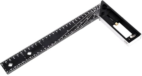 Jrifedptry Multi-Angle Measuring Ruler-High Quality Professional Measuring Tool, Universal Combination Angle, 45/90 Degree Easy Install Easy to Use
