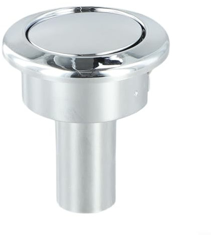 WC-Drucktaste, Spülung, für Siamp Storm 33A, Chrom-Finish, Druckknopf, Doppelspülmechanismus, Ersatzteil 34335077, 38-44 mm Durchmesser Installation (A)