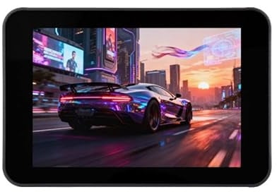 TUOPUONE ESP32 3,5 Zoll abgerundete Ecken, Touch-LCD-Entwicklungsplatine, 320 × 480, Onboard-Audio-Codec-Chip, integriertes Mikrofon und Lautsprecher, AI-Sprachinteraktion, Musikwiedergabe, mit BAT