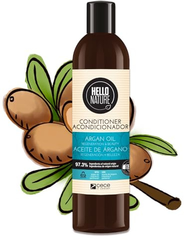 P-Beauty Naturkosmetik Conditioner mit Arganöl - Haarspülung für trockenes, strapaziertes Haar - Intensive Haarpflege - silikonfrei, vegan - Spülung für Regeneration & Glanz - Haarmaske (1x300ml)