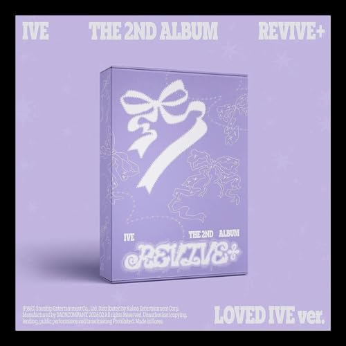 (LOVED IVE Ver.) IVE [REVIVE+] The 2nd Album Photo Book+2 Card+Poster+Sticker+POB+GIFT SEALED