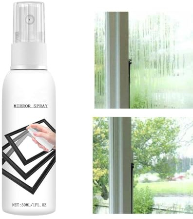 Reflektierendes Fensterspray Für Haus & Auto, 30ml Reflektierende Sprühfarbe, Glas-Reflexionsbeschichtung, Reinigungs-Spray Fü Küche, Bad, Auto, Türen Und Duschkabine
