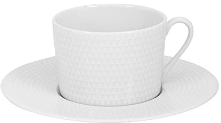 Table Passion - Tasse à thé et sa sous-tasse Nymphea 22 cl (lot de 6)