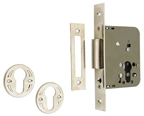 Tesa 2031 - Cerradura embutición sin bombillo 60mm hierro niquel