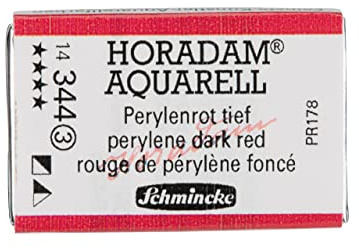 Schmincke HORADAM AQUARELL Perylenrot tief, 14 344 043, 1/1 Näpfchen
