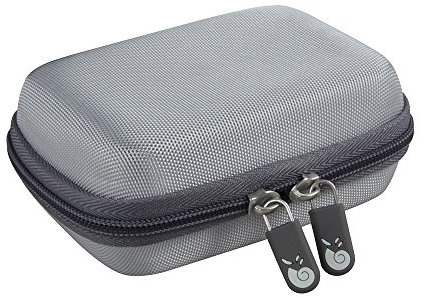 Hard EVA Travel Case for Anker PowerCore 10000 One of the Smallest and Lightest 10000mAh External Batteries Power Bank by Hermitshell (Silver)