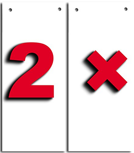 Herlitz Trennstreifen, 240 x 105 mm, Kraftkarton, durchgefärbt, gelocht (Weiß / 2er Pack)