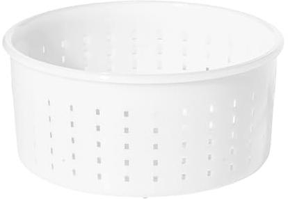 AlcoFermBrew Moule à Fromage 1.2kg - 15x7.2cm - Caciotta | Forme à Fromage | Moule à faisselle | Fromage Maison