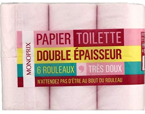 Monoprix Papier toilette double épaisseur - Les 6 rouleaux
