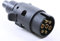 Enchufe remolque 7 polos de plástico 12v para remolque, caravana, tractor Conector Piña 7 polos