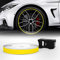 Bandes Wheel Trim Réfractifs pour les Jantes des Voitures, Jaune, 7 mm x 6 mt