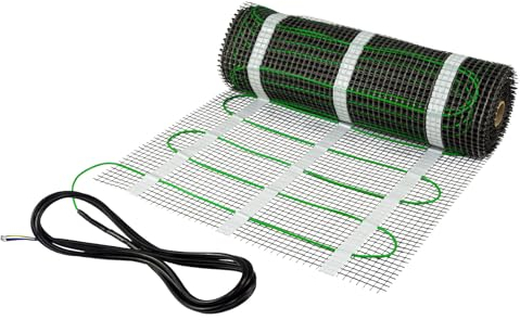 Fußboden-Heizmatte 15² Twin-Kabel f. Steinböden moderne Fußbodenheizsystem
