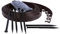 Bordure de Jardin Flexible, Bordure de pelouse Douce, Bordure de Jardin en Plastique - 4cm de Haut (20m, Marron)