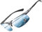 DUCO Men's Sports Polarized Driving Carbon Fiber Sunglasses for Men UV400 Protection DC8277 (Gunmetal Frame Blue Lens)