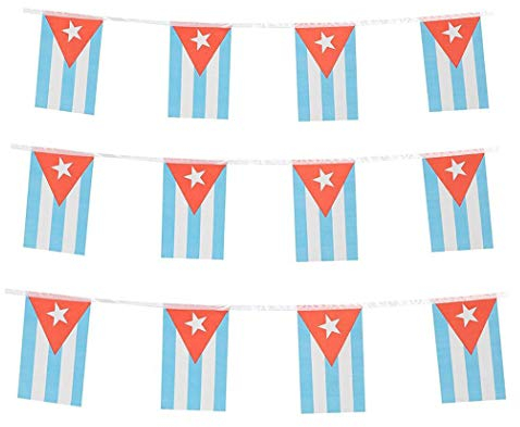 Kuba-Flaggen Kubanische kleine Schnur Mini-Flagge Wimpel Banner Dekorationen