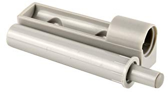 2 UMAXO Softclose Türdämpfer für Möbel mit Adapter zum Aufschrauben - Möbeldämpfer, Soft-Close, Dämpfer, Anschlagdämpfer für Küchenschrank oder Schrank zum Nachrüsten (Lineradapter)