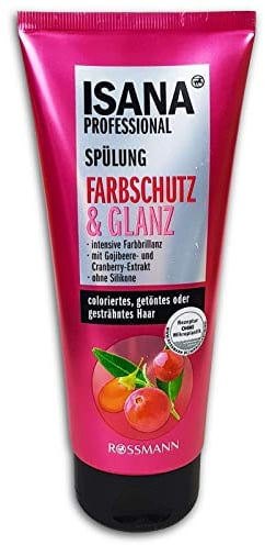 ISANA Professional Haar Spülung Farbschutz & Glanz für coloriertes getöntes Haar