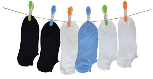 PETTI Artigiani Italiani Bambino 6 Paia di Calzini Fantasmini Ragazzo, Assortimento Maschietto, 8 Anni