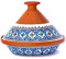 KAMSAH Hand Made and Hand Painted Tagine Pot | Moroccan Ceramic Pots For Cooking and Stew Casserole Slow Cooker (Medium, Supreme Turquoise)