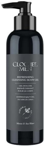 Clochee For Men Erfrischendes Duschgel 250 ml – Energetisierende Reinigung & Feuchtigkeit – Pflege für frische, vitale Männerhaut
