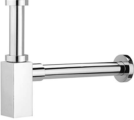 Sifón de lavabo cuadrado 32 mm