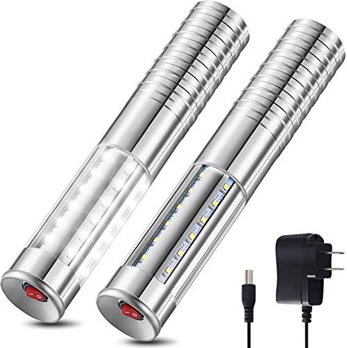 2 pezzi LED Strobe Baton Light LED Bottiglia Servizio Luce Riutilizzabile LED Bottiglia di Champagne Luce Palmare per Partito Concerto Evento Esterno