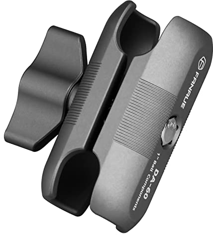 FANAUE Double Socket Arm Short Arm Compatible,Full Length 2.3,with B Size 1 Ball Components for RAM Mounts