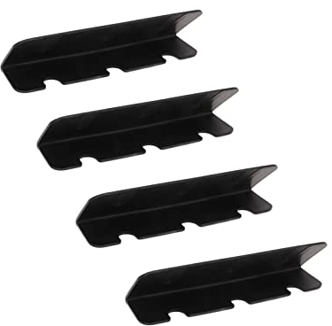 SPYMINNPOO Aufblasbarer Bootssitz, Hakenclip f¨¹r PVC-Halterung, 4-teilige Halterung f¨¹r Schlauchboot, Raft, Yacht, Kajak, Ruderboot Zubeh?r (Schwarz)