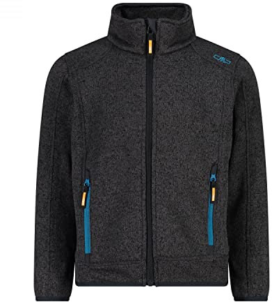 CMP Kinder Knit Tech Jacke, Nero-Reef, 140