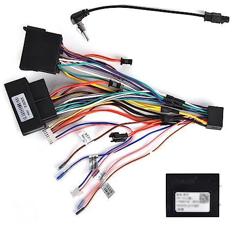 Hodozzy ISO Adapterkable 36 Pin 40 Pin mit Canbus für VW Skoda Seat Golf 5 6 Polo Passat Altea Touran Tiguan Autoradio ISO Stecker für Android Autoradio mit Lenkradsteuerung und Rückwärtssteuerleitung
