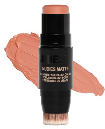 NUDESTIX Nudies Matte Blush Stick In The Nude – Creme Rouge Stick – Natürliches Mattes Finish, Langanhaltend – Für Wangen, Augen & Lippen 7g