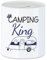 Hey!Print Camping King Spardose Wohnwagen Fans Geschenkidee Für Camper Camping-Platz