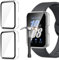Jvchengxi Protezione Cover per Samsung Galaxy Fit 3, 2-Pezzi PC Rigida Pellicola Protettiva Vetro Temperato Custodia AntiGraffio Schermo Protezione Case per Samsung Galaxy Fit 3 (Chiaro+Chiaro)