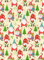ARKRAFT Weihnachts-Geschenkpapier für Weihnachten 3 Bögen Format 90 x 65 cm FSC Papier plastikfreie Verpackung Wichtel Zwerg