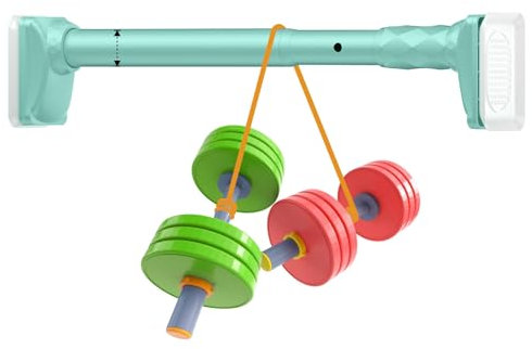 Tringle Rideau Extensible sans Percage, Ø33mm Barre à Rideau de Douche, Tringle Télescopique En Acier Inoxydable 70-120cm 210-300cm 360-450cm 410-490cm pour Salle de Bain Balcon(Vert,210-300cm)