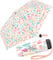 Benetton Taschenschirm Ultra Mini Flat Aquarell Hearts - multicolor