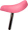 Sella per bici per bambini, in pelle PU, ad alte prestazioni, accessori per bici per bambini, sport all'aperto (rosa)