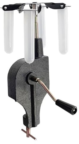 Centrifugeuse À Manivelle, Précipitateur Centrifuge Manuel, Vitesse De 1800 TR/Min, Capacité De 4 Tubes À Centrifuger De 15 ML, avec Pince De Table, pour l'enseignement en Laboratoire