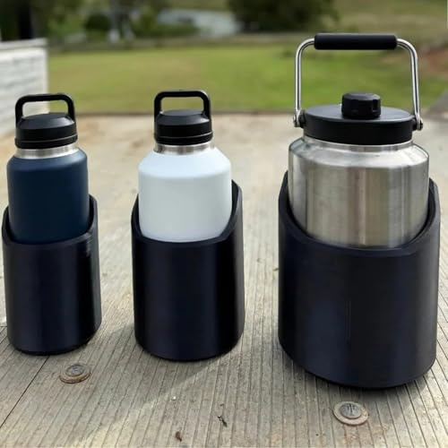 Magnetische Flaschenhalterungen für 46, 50, 64 oz, tragbares Wasserflaschen-Aufbewahrungsregal, Getränkehalter mit starkem Magneten für LKWs, robuster Flaschenhalter (46 oz)