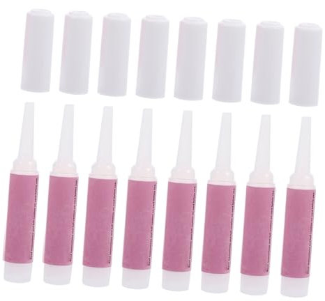 WRITWAA 20Pcs Colle À Ongles Colle De Manucure Colle Solide Pour Ongles À Pression Colle À Ongles Kiss Adhésif À Ongles Pour Ongles À Pression Colle À Ongles À Pression Colle À Ongles